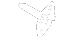 Folding Seat Lock Striker Latch - Right, Rear