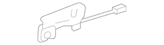 Folding Seat Latch Back - Right, Rear