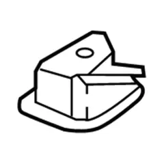 Back Up Camera Bracket Lane Departure System - Right, Upper