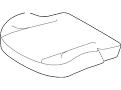 Seat Cover Cushion - Left, Front (SE)