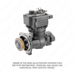 Two Cylinder Air Compressor Assembly, Heavy Duty EPA07/EPA10