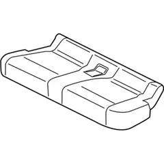 Seat Cover Cushion - Left, Rear