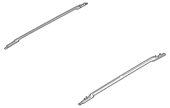Roof Luggage Carrier Side Rail Rack - Right