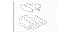 Seat Cushion Foam Pad - Front