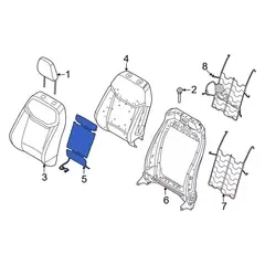 Seat Heater Pad Element - Front