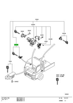 CYLINDER KIT,DOOR LOCK,RH 1