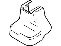 Seat Track Cover - Front