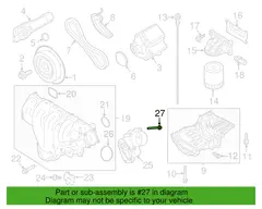 Suspension Stabilizer Bar Link Bolt Nut Sway - M10 X 25MM, Rear