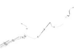 Pipe Fuel - Front, Rear 2.0L (AT)