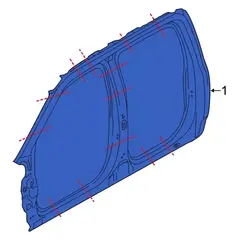 Uniside Door Frame - Right, Outer