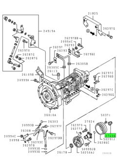 NUT,A/T POWER TRAIN 1