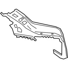Body C-Pillar Reinforcement Roof Rail - Left, Inner