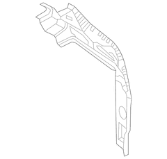 Body D-Pillar Roof Rail Reinforcement - Left, Inner