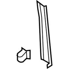 Body A-Pillar Trim Panel Cowl Side