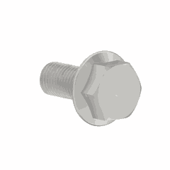 M8 x 16 Hexagon Head Screw, Grade 8.8