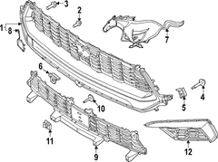 Grille Bumper <br>Grille 2.3 LITER - Front, Lower, Outer