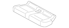 Seat Cover Cushion - Left, Rear (XL)