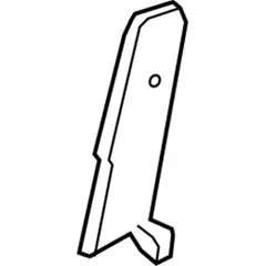 Seat Frame Trim Panel Cover - Left