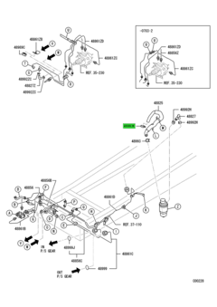 CLAMP,P/S OIL LINE 1