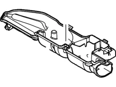 Cabin Air Intake Duct Vent Louver Hose (MT)