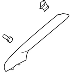 Body A-Pillar Trim Panel Windshield molding - Left