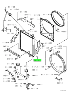 PLATE,RADIATOR BAFFLE,UPR LH 1