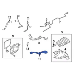 Vent Hose Evaporative Emissions System Lines - 2.3L