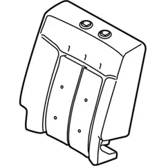 Seat Back Cushion Pad - Right, Rear,