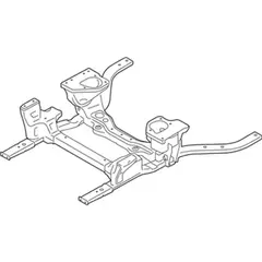 Suspension Subframe Crossmember 2.3 liter - Front, Lower