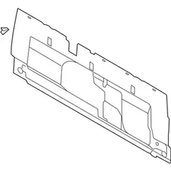 Crew Cab Panel Trim - Back