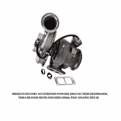Turbocharger for Series 60, EPA98, 12L, WG, GTA4202, Medium/High Mount