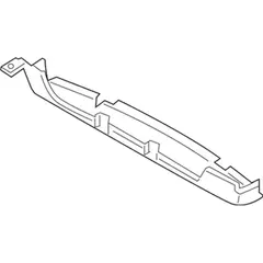 Floor Pan Heat Shield Air Deflector (Hybrid, Plug In Hybrid)