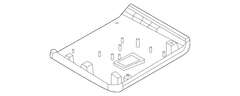 Console Armrest Centre Cover And Pad