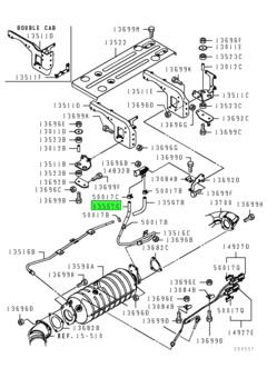 HOSE,EXHAUST MUFFLER CONTROL 1