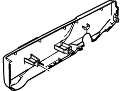 Seat Frame Trim Panel Track Cover