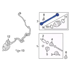 Drive Shaft Prop - Front 5.0L