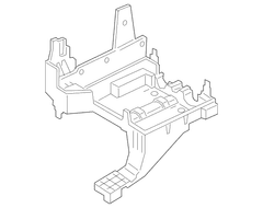 Fuse and Relay Center Cover Panel Bottom <br>A component which provides a protective for the