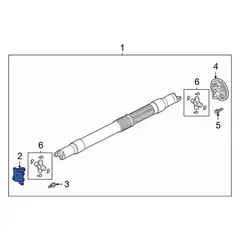 Coupling Flange - 1350, Front, Rear 5.0L