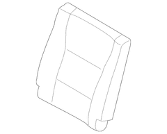 Seat Back Cover - Right, Rear