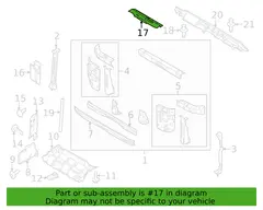 Bumper Trim Molding - Rear