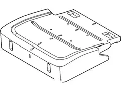 Seat Cushion Foam Pad - Right, Rear