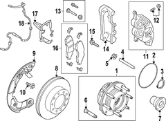 Disc Brake Caliper Bracket - Front