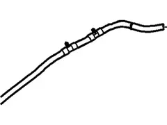 Sunroof Drain Hose - Right, Front