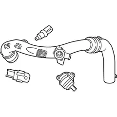 Turbocharger Inlet Hose Air Duct - 1.5L