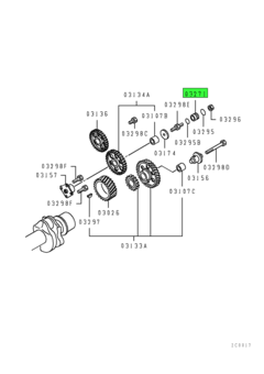 COLLAR,TIMING GEAR TRAIN 1