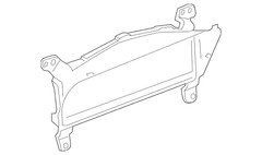 Instrument Panel Lens Fuel And Temperature Gauge Mask