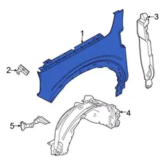 Fender - Left, Front