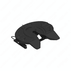 Fifth Wheel - Holder Internal, FW35, 6.250 in, Left Hand