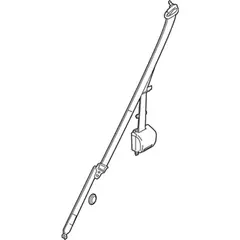 Seat Belt Lap and Shoulder - Left, Rear