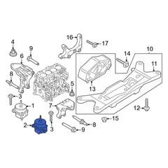 Engine Mount From 2/03/20 Insulator <br>A part that locates and supports the It also reduces